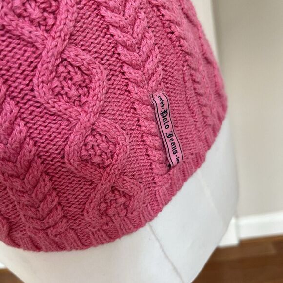 Ralph Lauren Polo Jeans Y2K Cable Knit Hooded Sweater S Fitted Fisherman cabin - Picture 7 of 11
